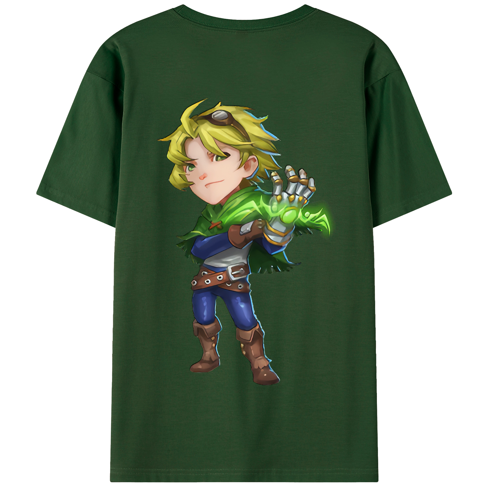 リーグ・オブ・レジェンド League of Legends LOL 綿100％半袖Tシャツ（背面プリント）
